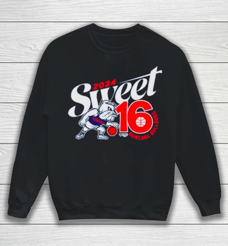 Gonzaga Bulldogs 2024 Ncaa March Madness Sweet 16 Vintage Sweatshirt