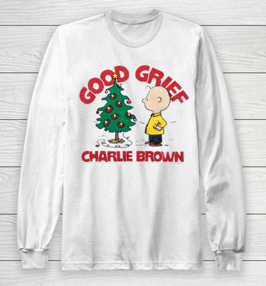 Good Grief Charlie Brown Merry Christmas Long Sleeve T-Shirt