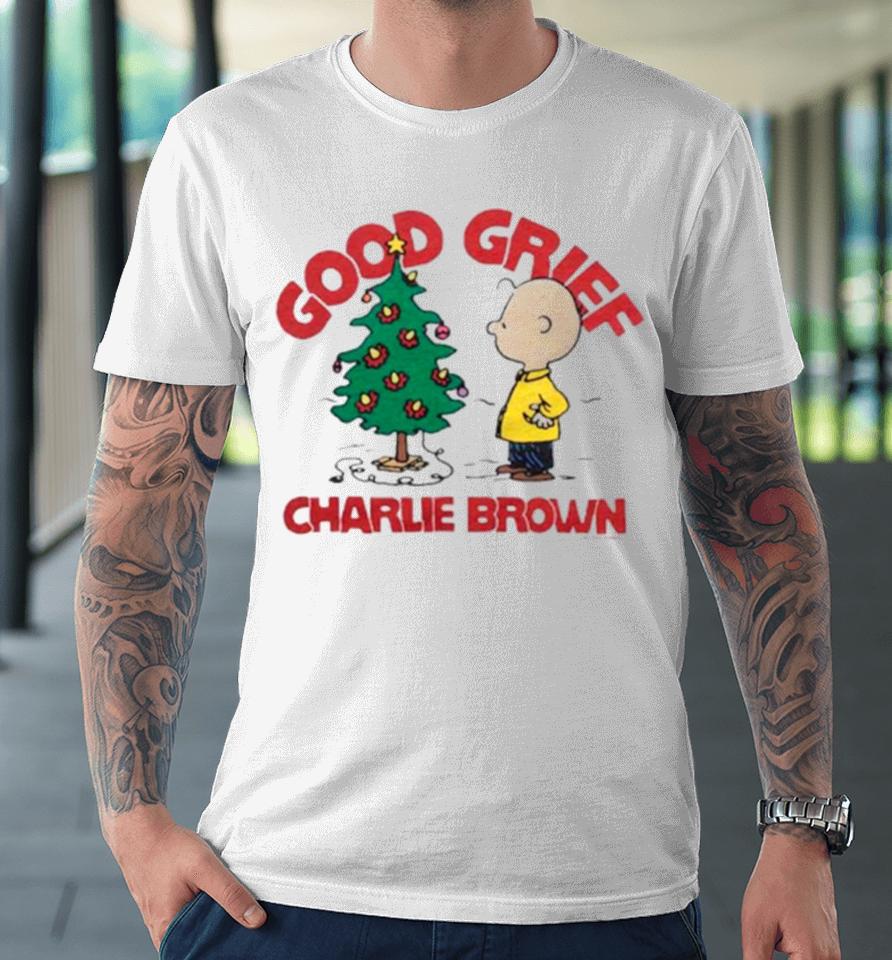 Good Grief Charlie Brown Merry Christmas Premium T-Shirt