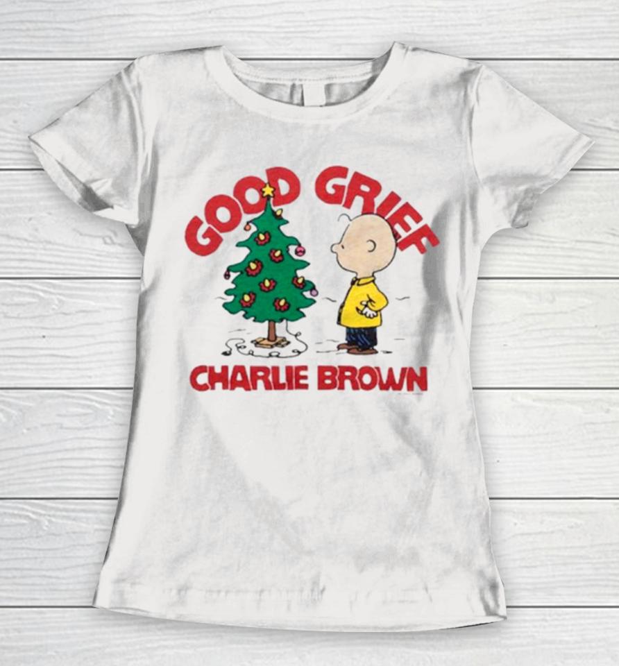 Good Grief Charlie Brown Merry Christmas Women T-Shirt