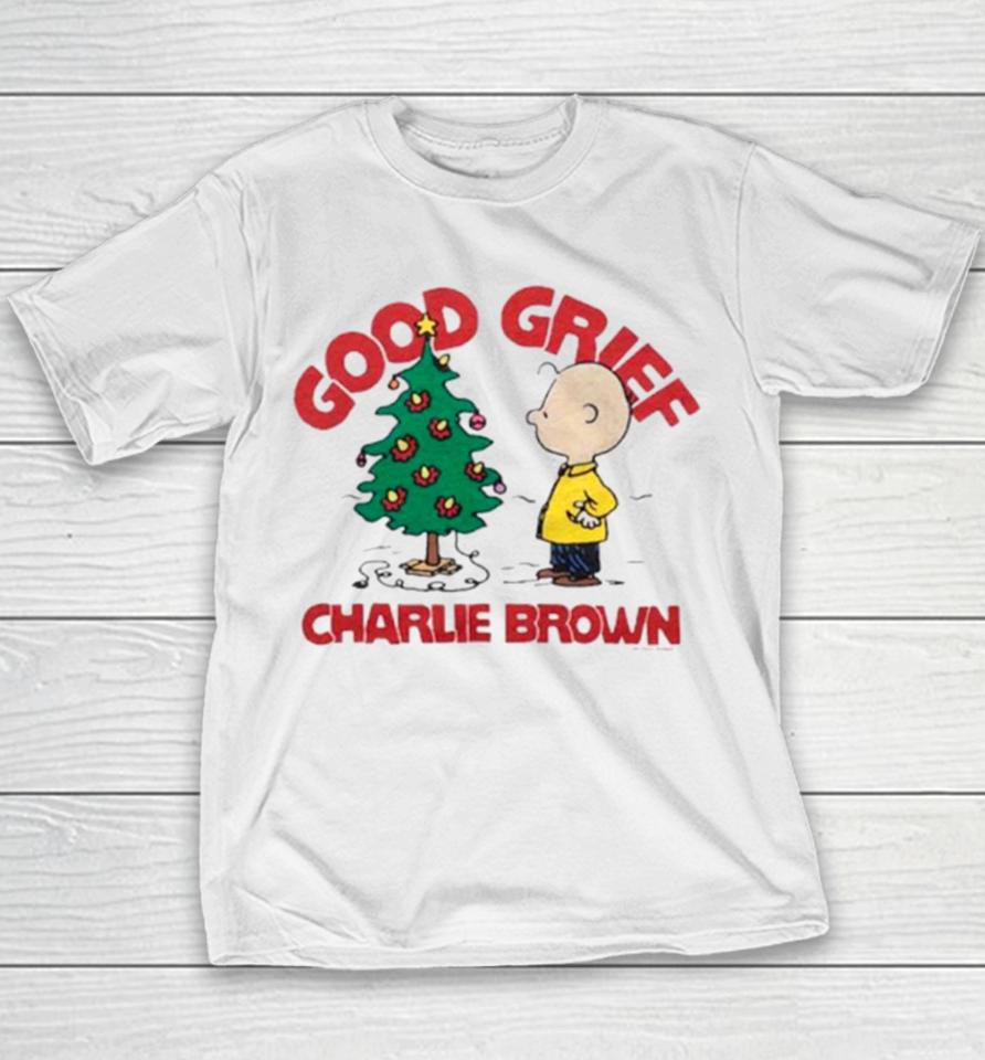 Good Grief Charlie Brown Merry Christmas Youth T-Shirt