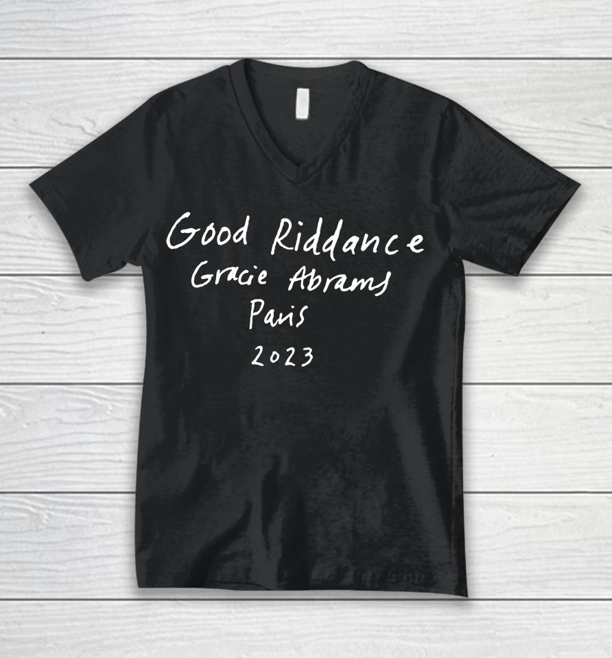 Good Riddance Gracie Abrams Nation Unisex V-Neck T-Shirt