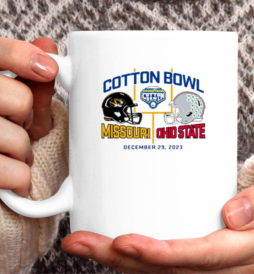 Goodyear Cotton Bowl 2023 Missouri Tigers Vs Ohio State Buckeyes Dec 29 2023 Ornamentshirts Coffee Mug