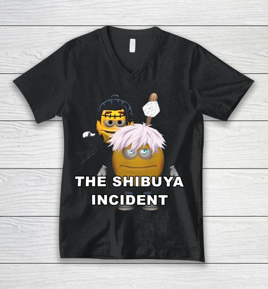 Goofyahhtees Merch Shibuya Incident Unisex V-Neck T-Shirt
