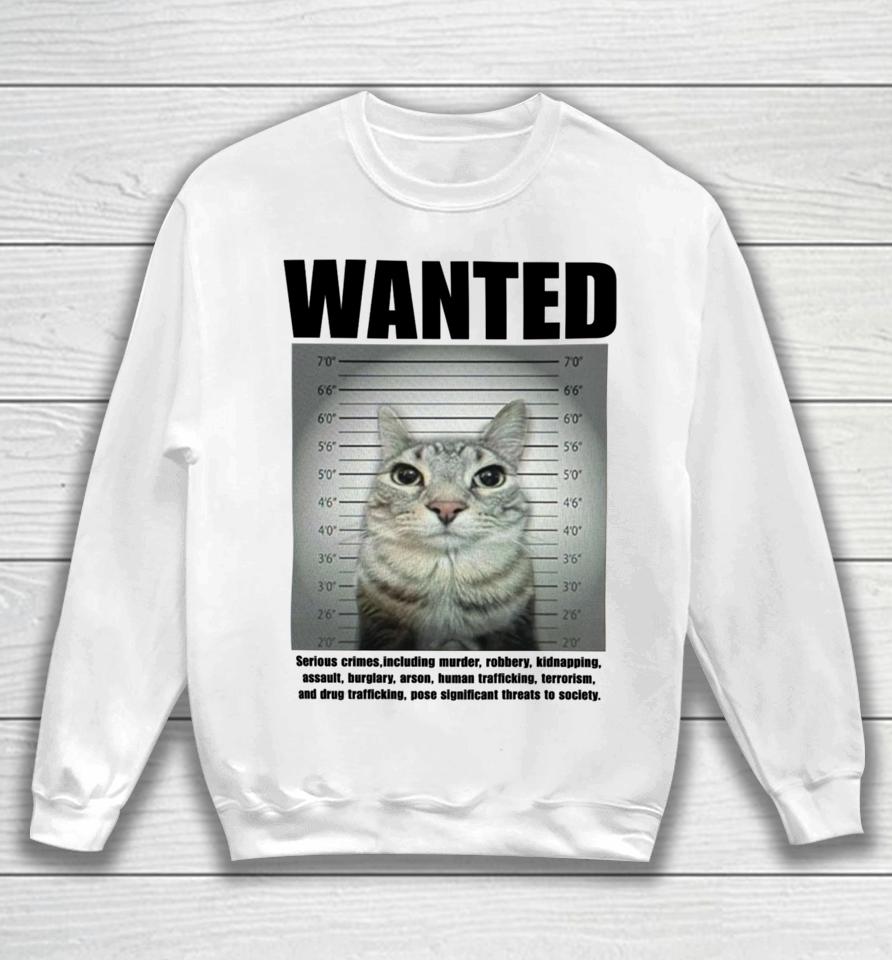 Goofyahhtees Wanted Serious Crimes Sweatshirt