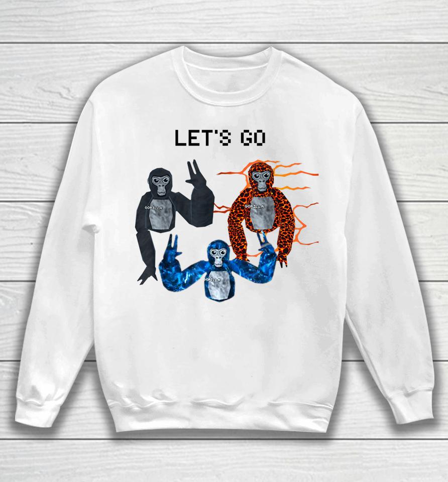 Gorilla Tag Monke Vr Gamer Sweatshirt