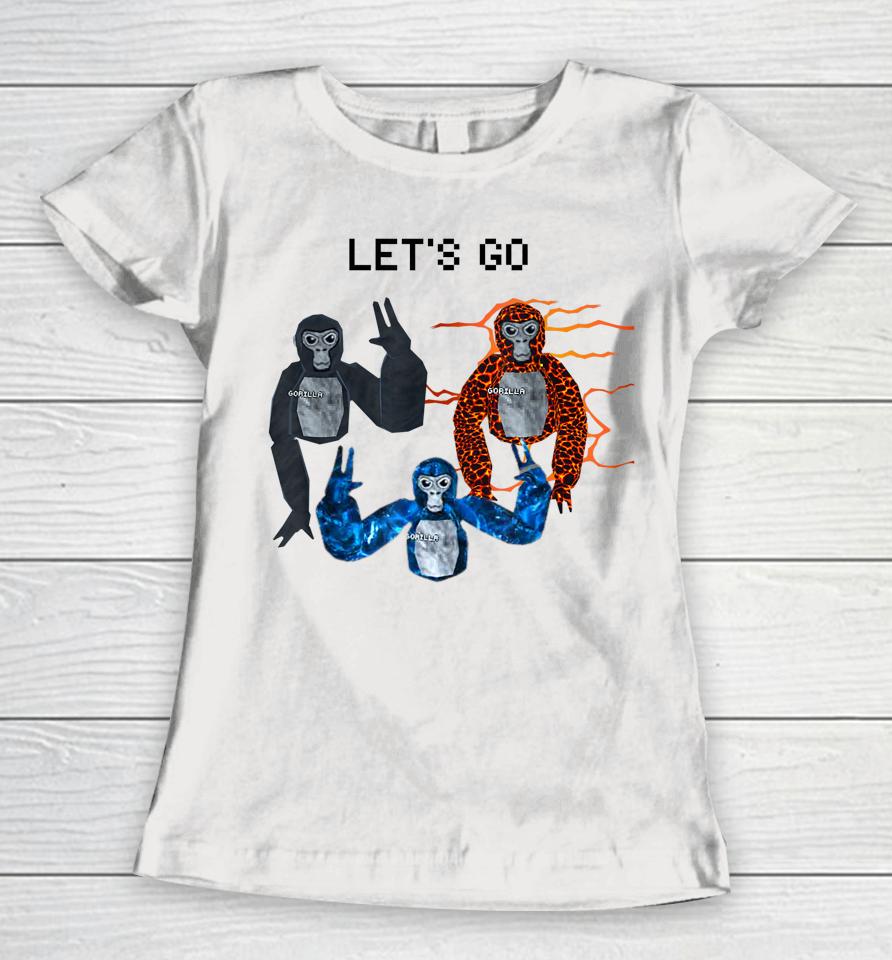 Gorilla Tag Monke Vr Gamer Women T-Shirt