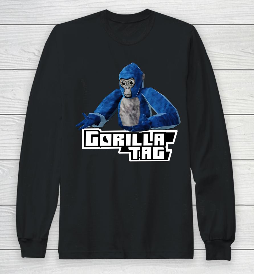 Gorilla Tag Shirt, Gorilla Tag Merch Monke Boys Gifts Long Sleeve T-Shirt