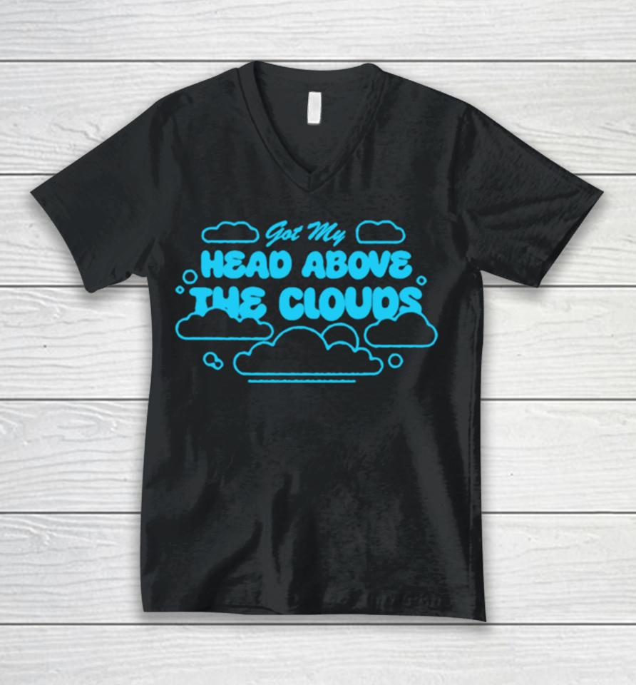 Got My Head Above The Clouds Unisex V-Neck T-Shirt