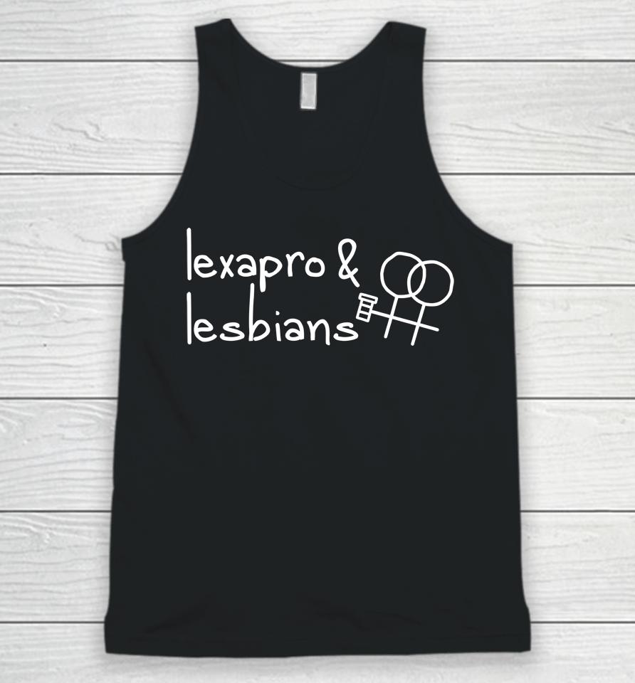 Gotfunny Merch Lexapro And Lesbians Unisex Tank Top