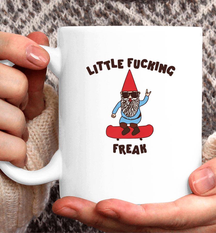 Gotfunnymerch Little Fucking Freak (Gnome) Coffee Mug