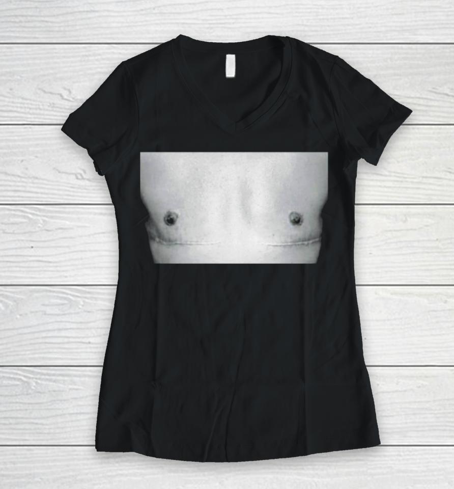 Gottmik Top Portrait Women V-Neck T-Shirt