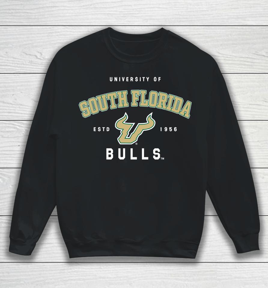Gousf Bulls Shop Men's Ncaa South Florida Bulls Team Creator Estd 1956 Sweatshirt