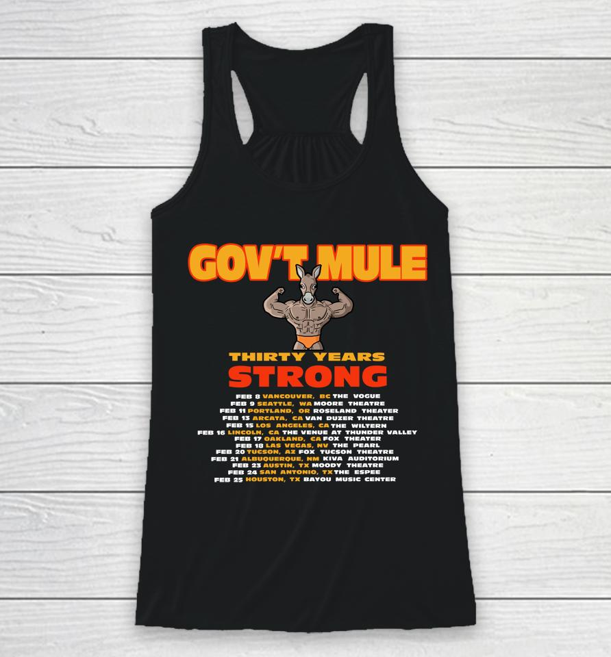 Gov't Mule To Mark 30Th Anniversary With 2024 North American Tour Racerback Tank