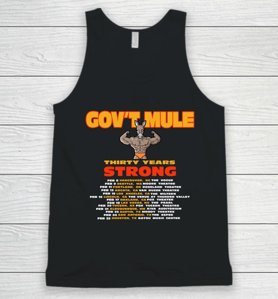 Gov't Mule To Mark 30Th Anniversary With 2024 North American Tour Unisex Tank Top