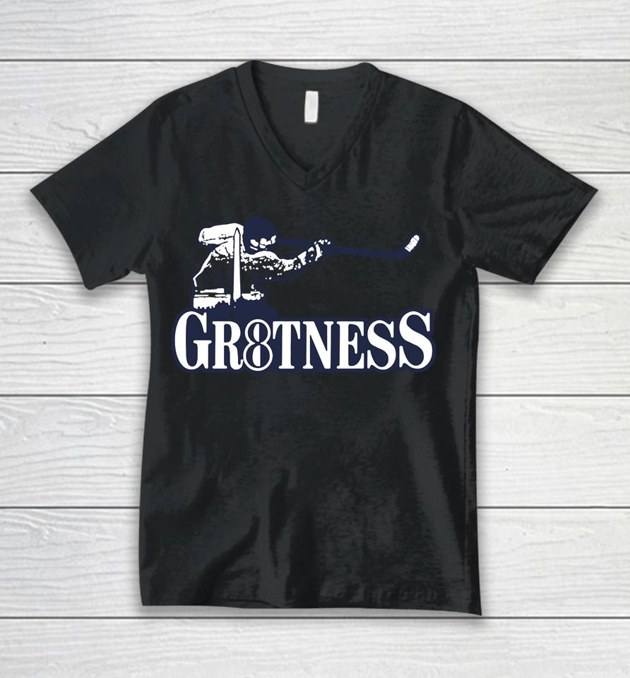 Gr8Tness Barstool Sports Unisex V-Neck T-Shirt