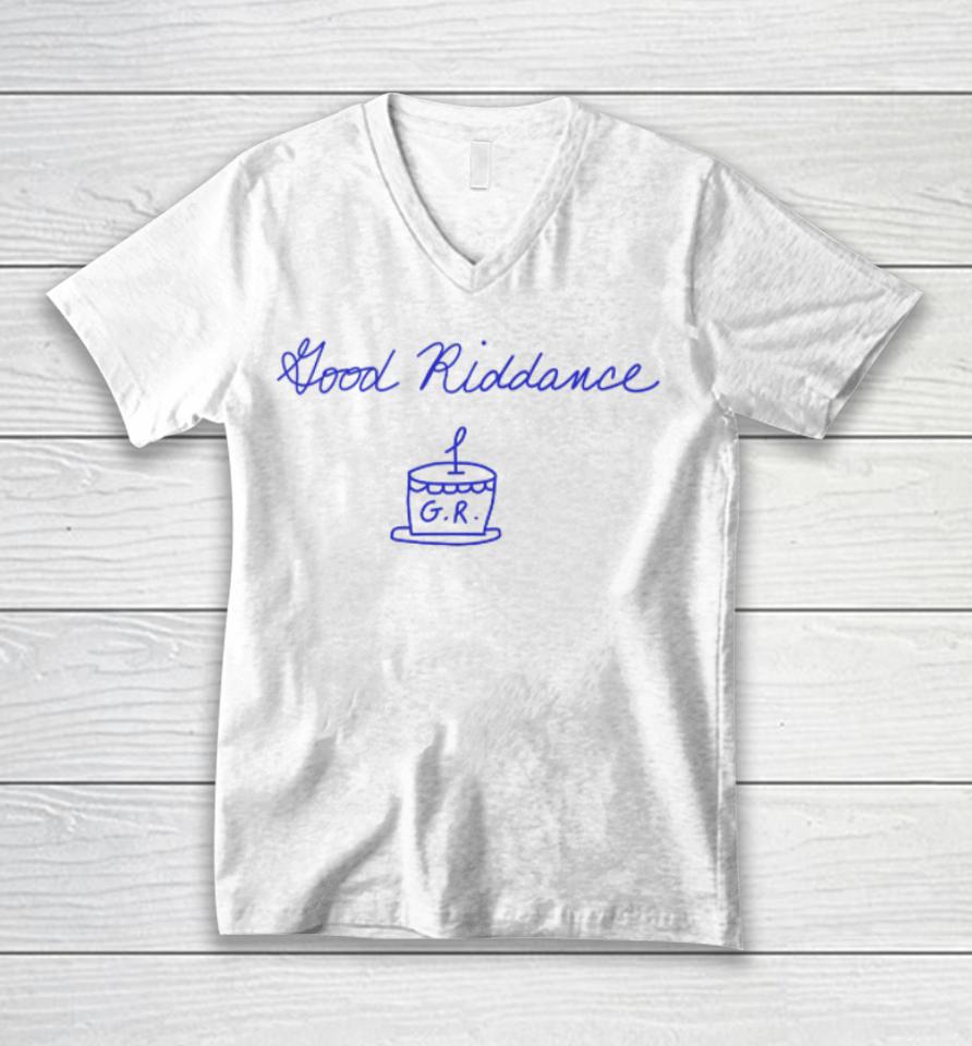Gracie Abrams Good Riddance 1St Anniversary Unisex V-Neck T-Shirt