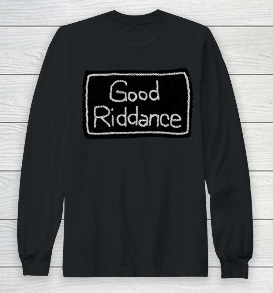 Gracie Abrams Good Riddance Crochet Long Sleeve T-Shirt
