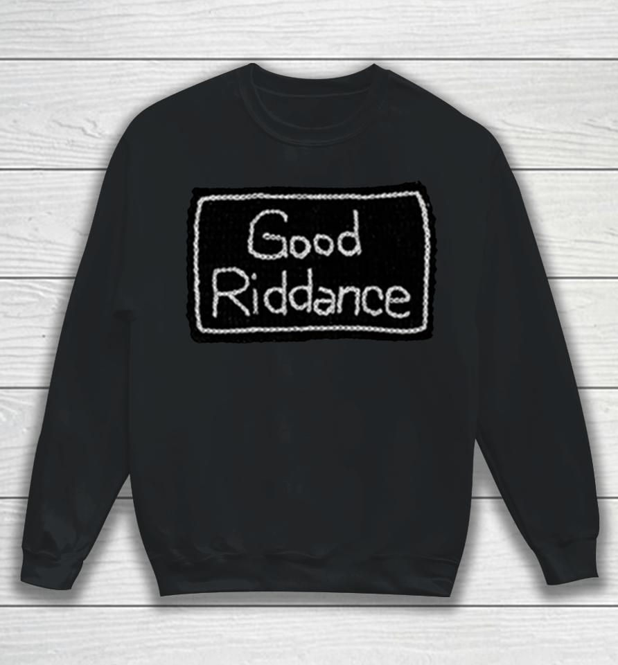 Gracie Abrams Good Riddance Crochet Sweatshirt