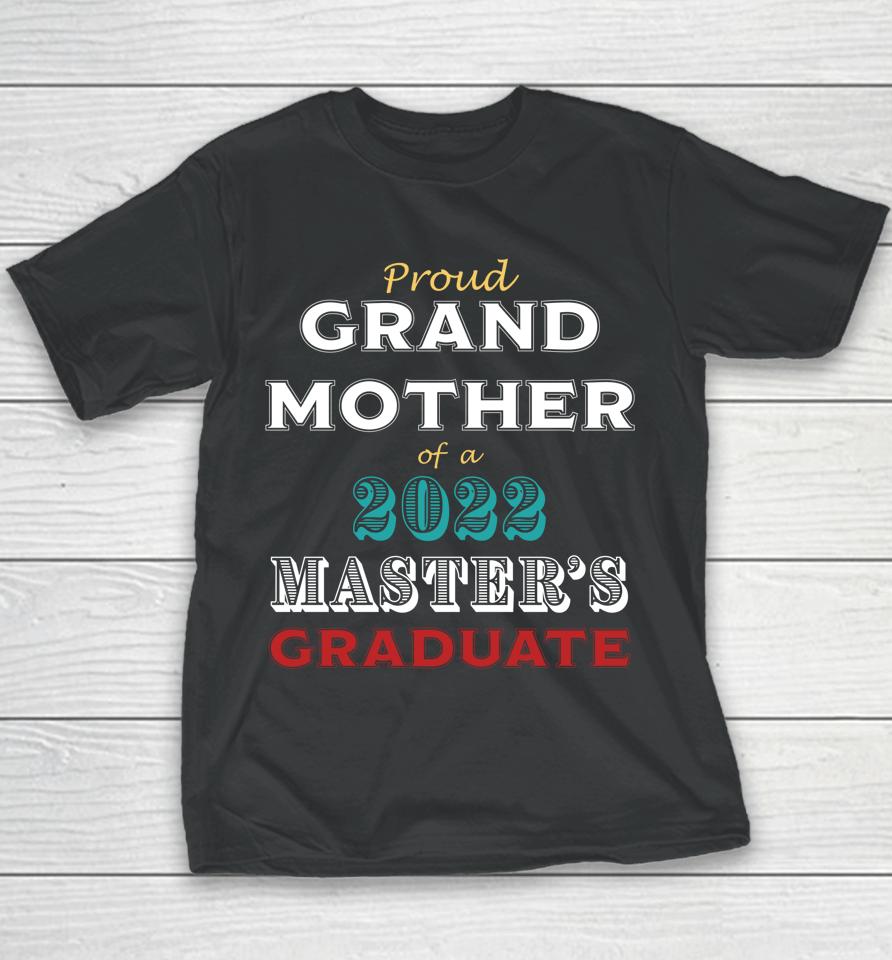 Graduation Proud Grandmother Of A Master's Graduate Youth T-Shirt
