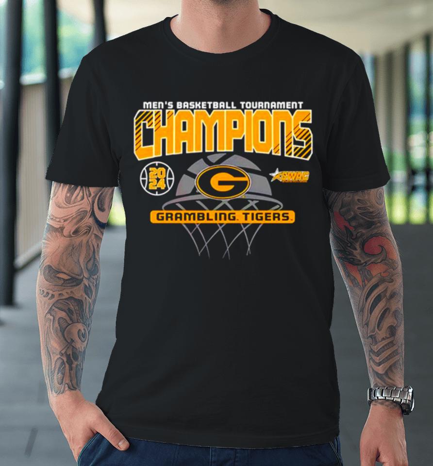 Grambling State Tigers 2024 Swac Tournament Champions Premium T-Shirt