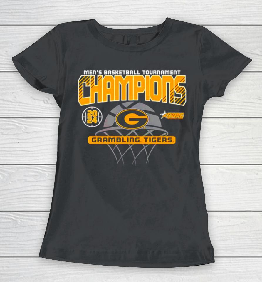 Grambling State Tigers 2024 Swac Tournament Champions Women T-Shirt