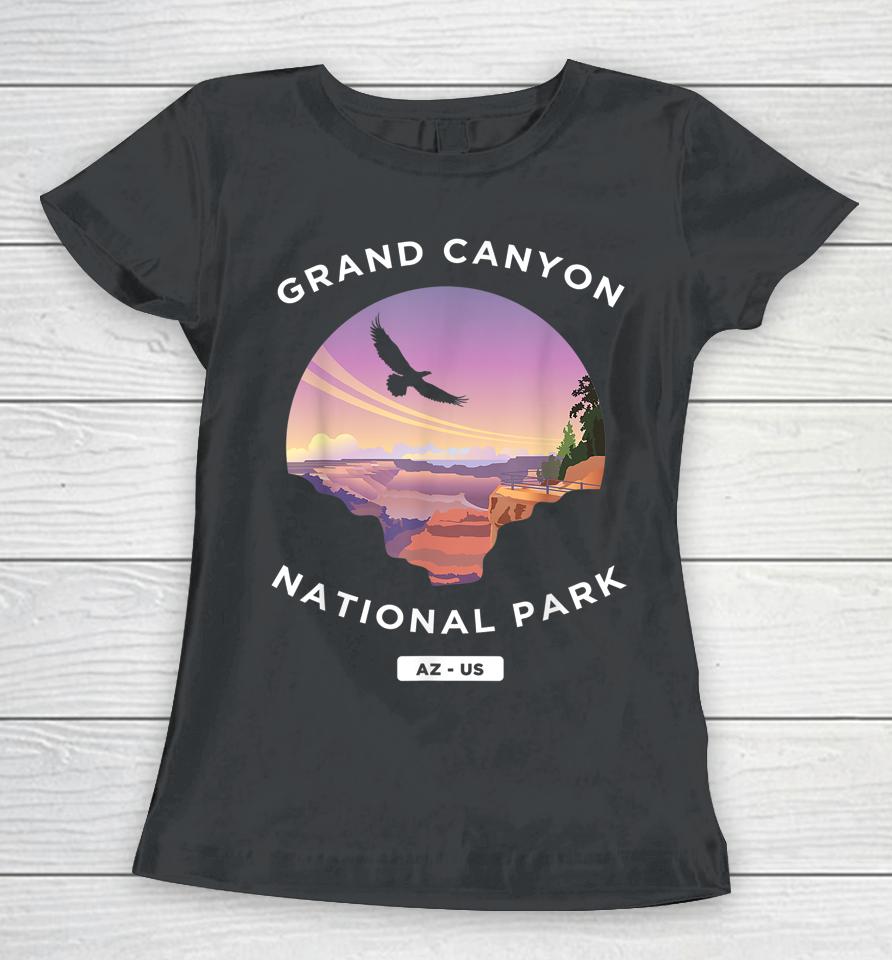 Grand Canyon Arizona Us National Park Travel Hiking Women T-Shirt