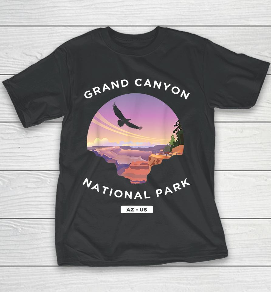 Grand Canyon Arizona Us National Park Travel Hiking Youth T-Shirt