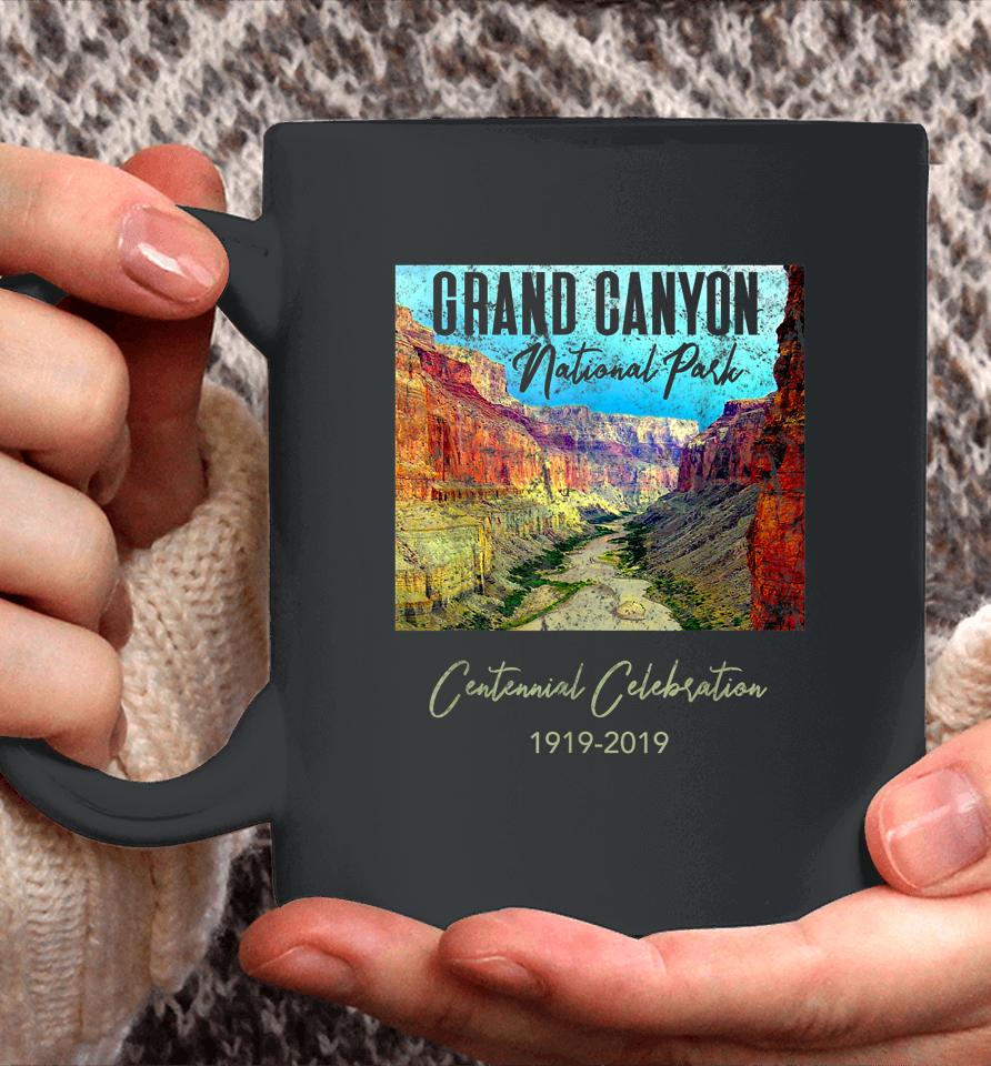 Grand Canyon National Park Centennial Celebration Graphic Coffee Mug