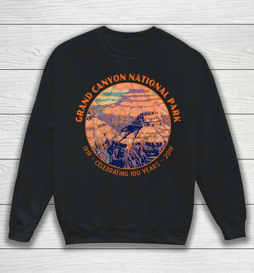 Grand Canyon National Park Centennial Distressed Souvenir Sweatshirt