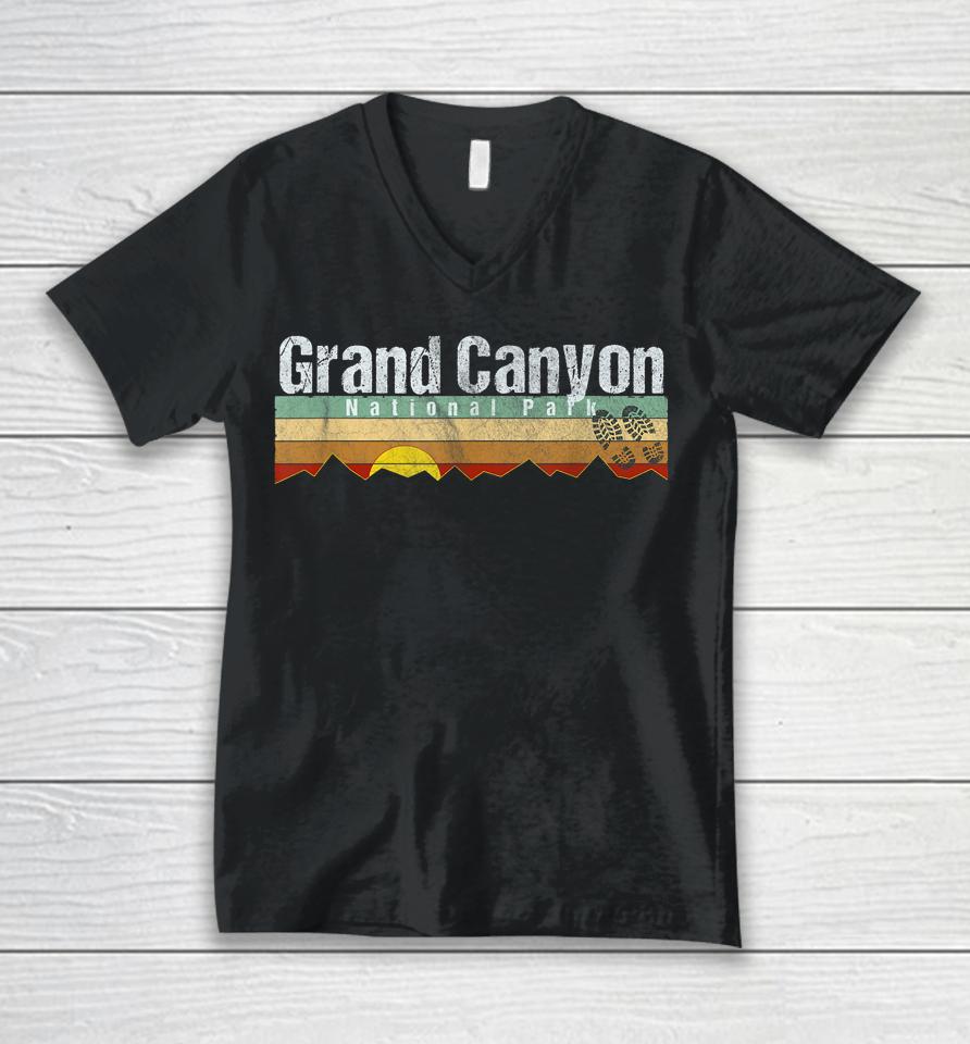 Grand Canyon National Park Hiking Unisex V-Neck T-Shirt