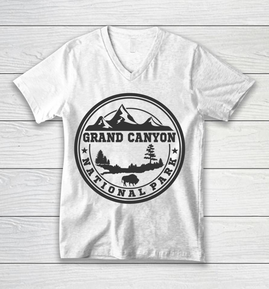 Grand Canyon National Park Hiking Wanderlust Unisex V-Neck T-Shirt