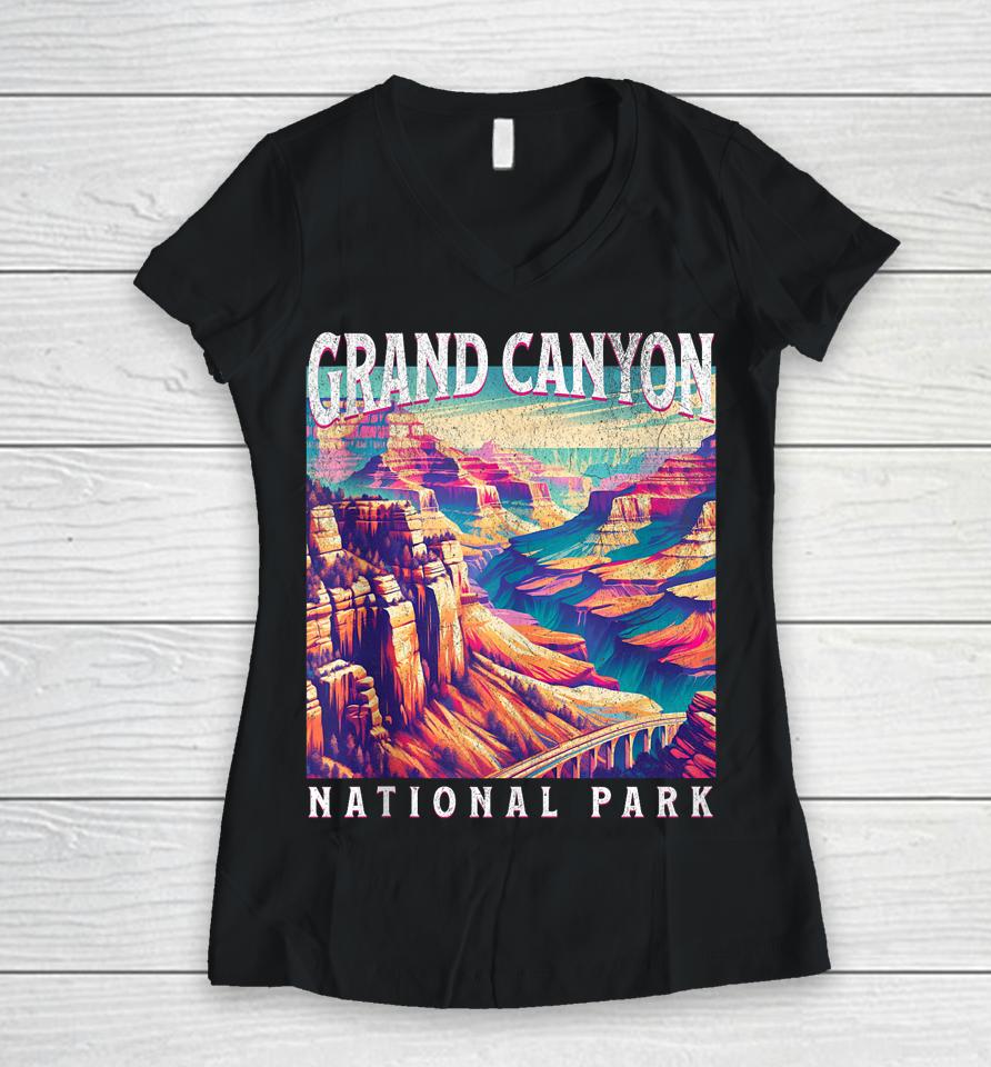Grand Canyon National Park Women V-Neck T-Shirt