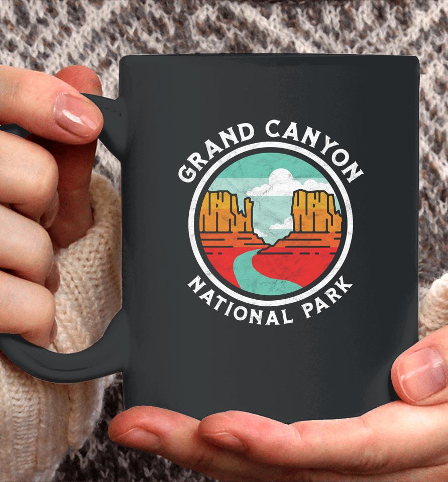 Grand Canyon Vintage Seal Souvenir Retro Graphic Coffee Mug
