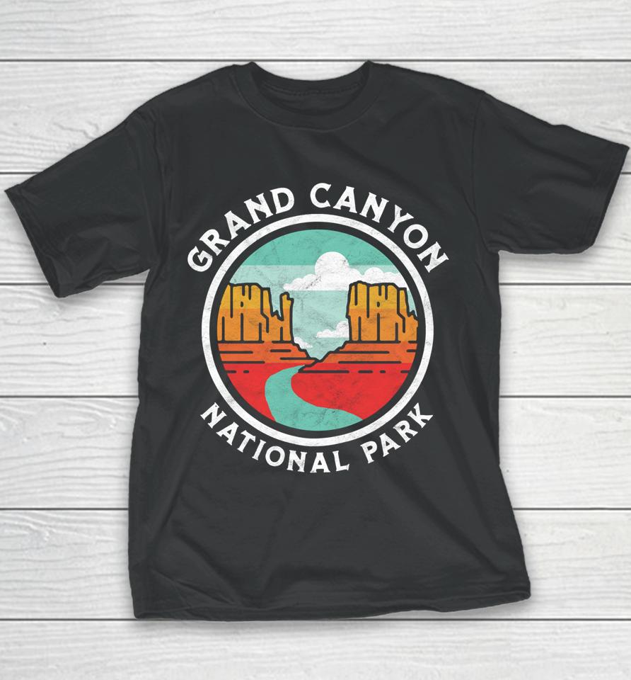 Grand Canyon Vintage Seal Souvenir Retro Graphic Youth T-Shirt