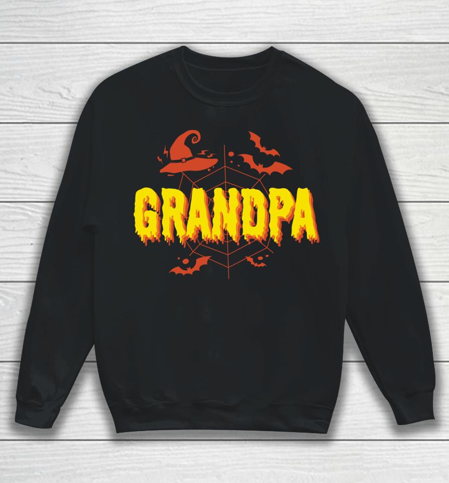 Grandpa Halloween Costume Family Matching Halloween Sweatshirt