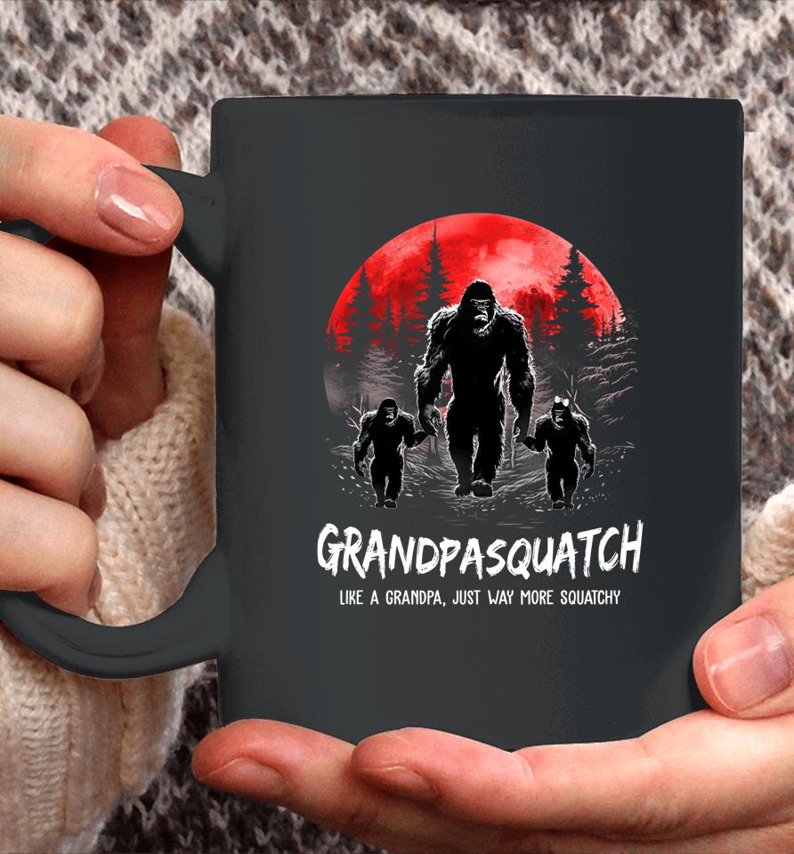 Grandpa Squatch Like A Grandpa Just Way More Squatchy Funny Coffee Mug