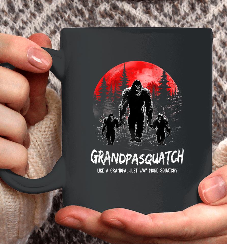 Grandpasquatch Like A Grandpa Just Way More Squatchy Coffee Mug