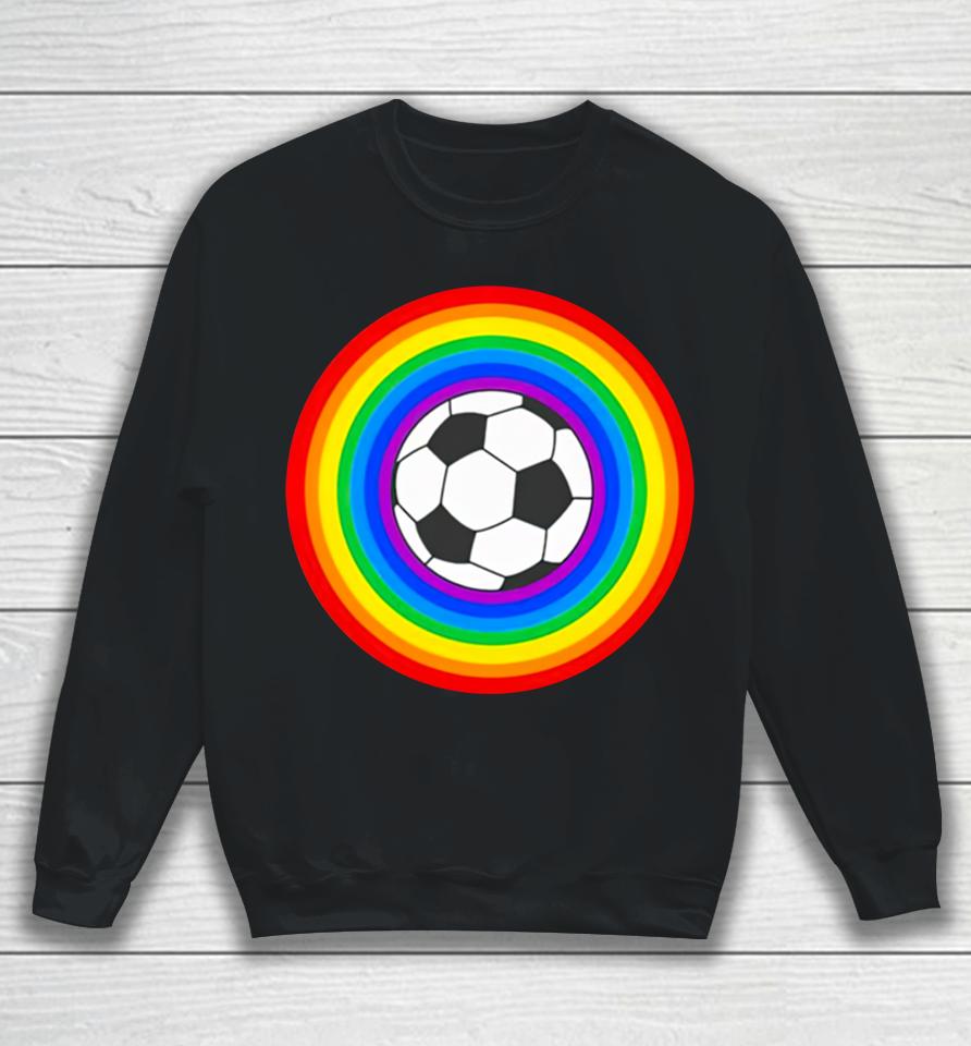 Grant Wahl Rainbow Lgbtq Black Sweatshirt