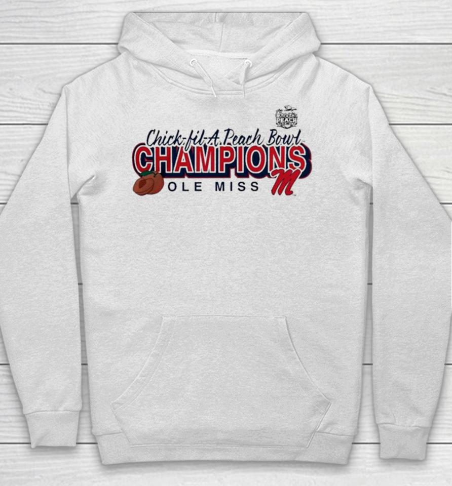 Gray Ole Miss Rebels 2024 Peach Bowl Champions Superior Ability Ole Miss Peach Bowl Hoodie