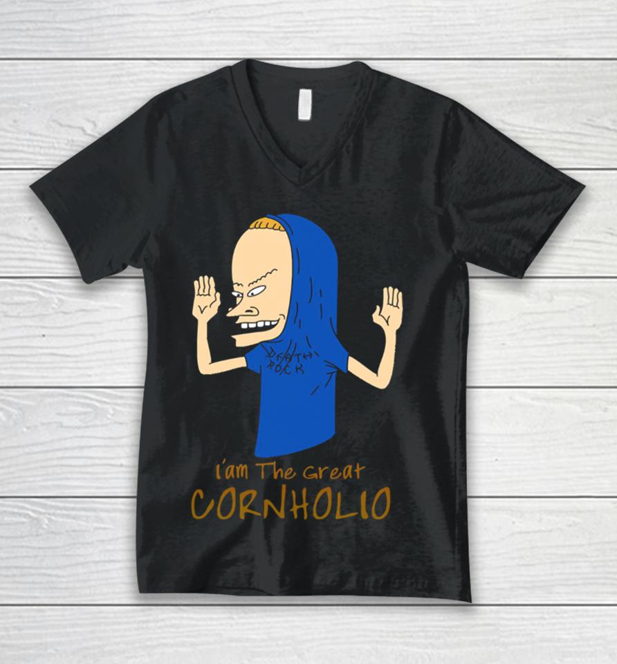 Great Cornholio Beavis And Butthead Unisex V-Neck T-Shirt