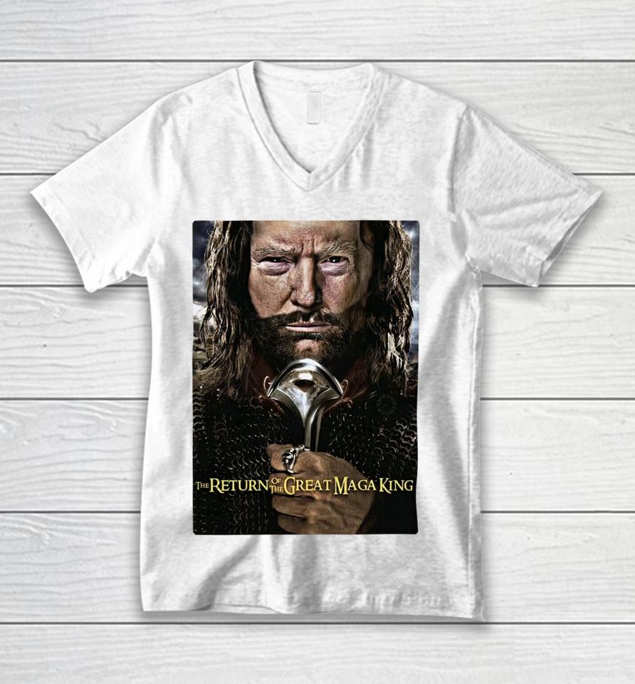Great Maga King Unisex V-Neck T-Shirt