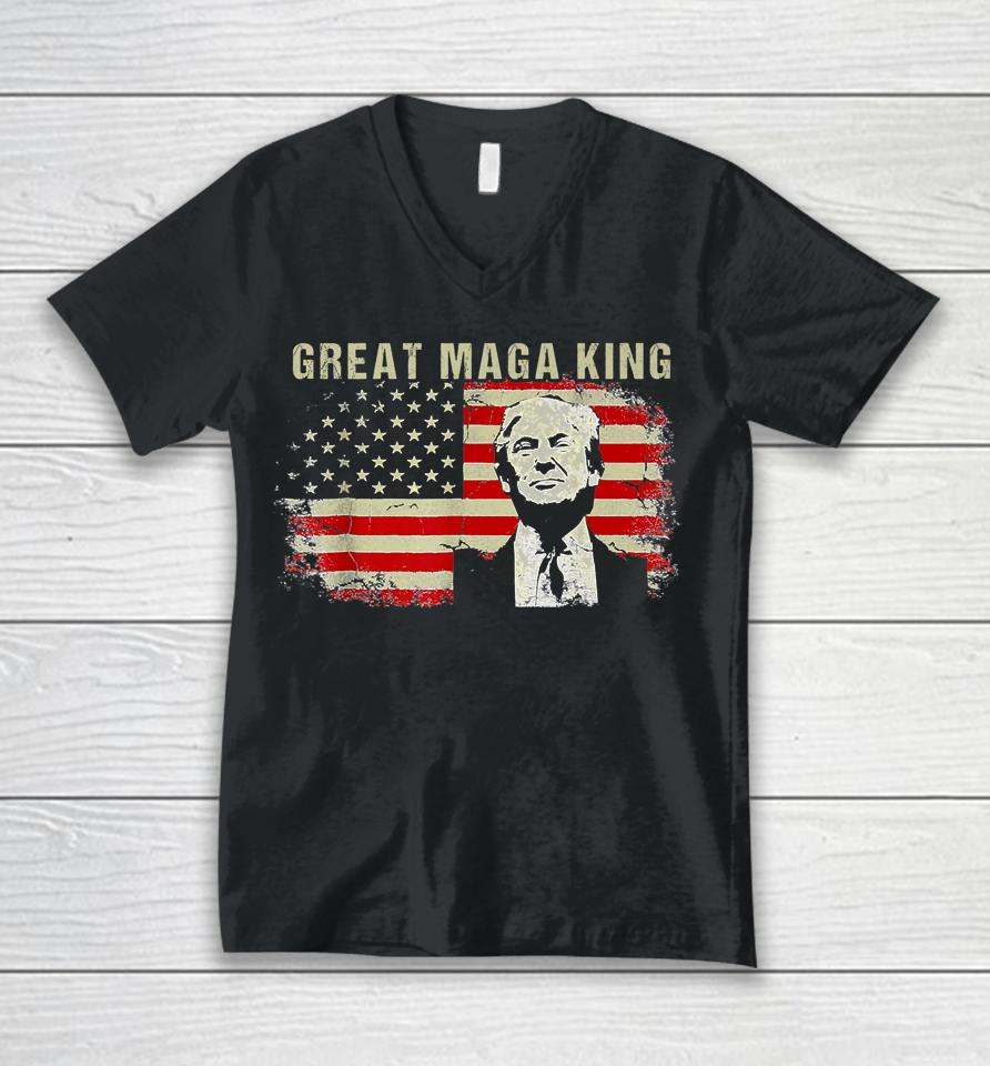 Great Maga King Unisex V-Neck T-Shirt
