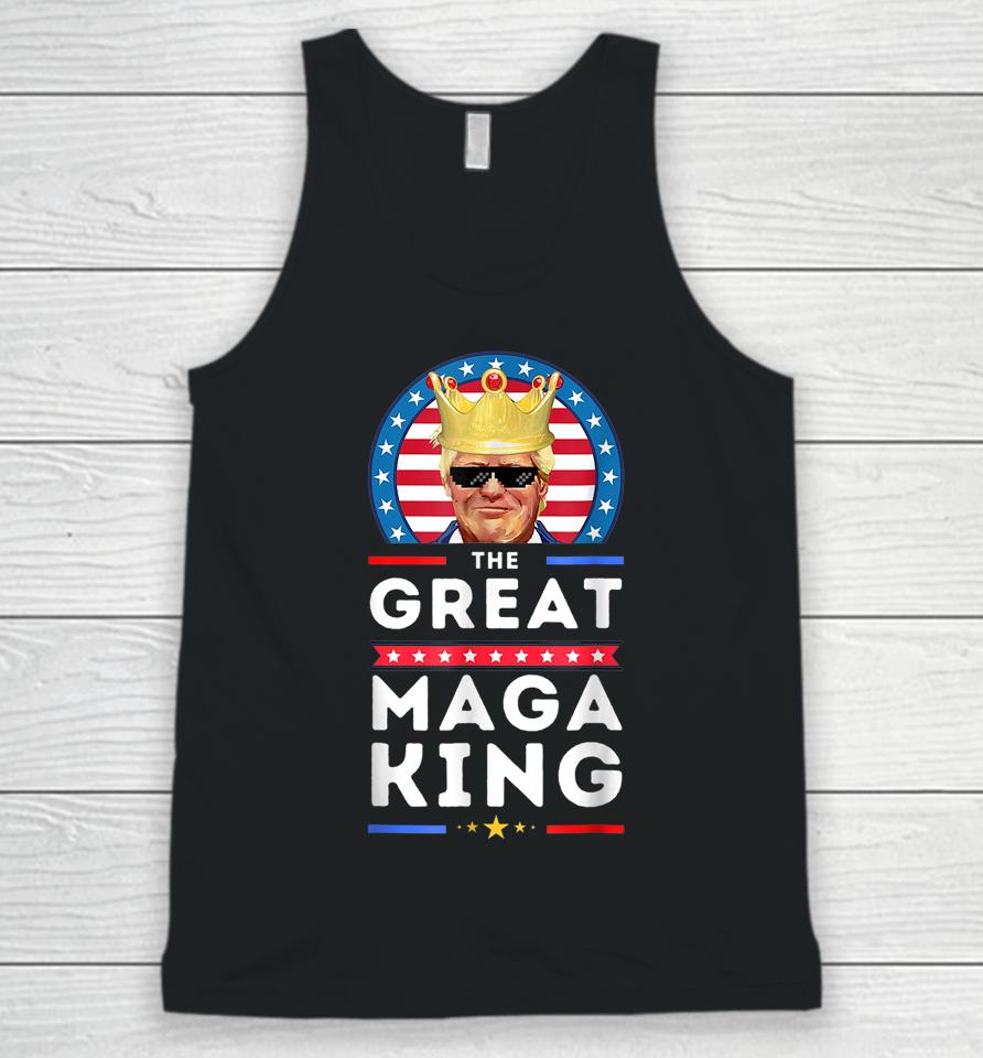 Great Maga King Trump Biden Political Ultra Mega Proud Unisex Tank Top