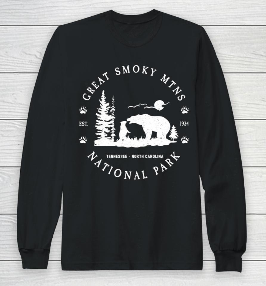 Great Smoky Mountains National Park Est 1934 Long Sleeve T-Shirt