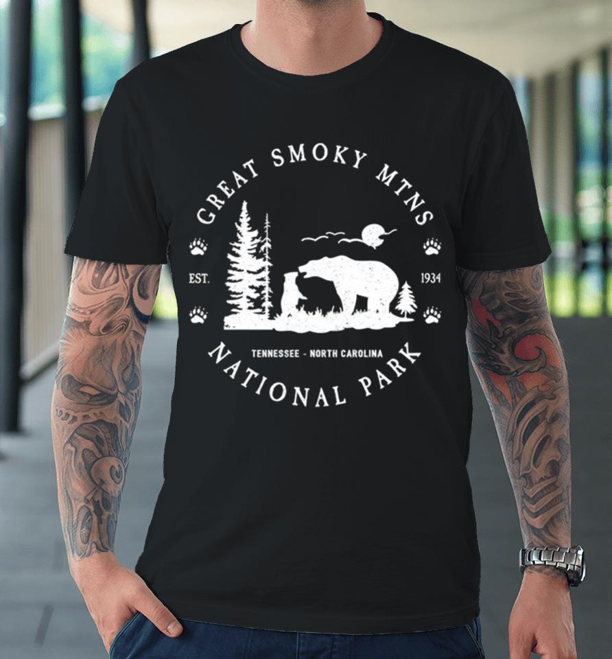 Great Smoky Mountains National Park Est 1934 Premium T-Shirt
