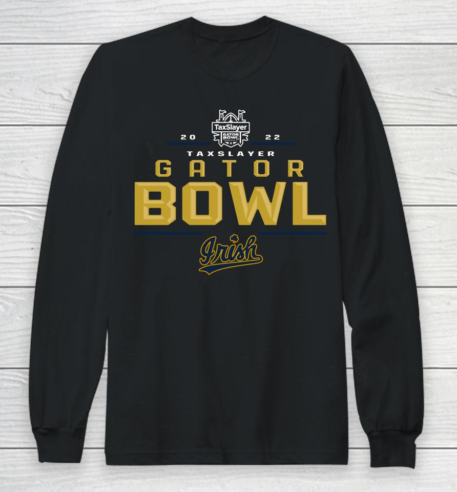 Green 2022 Gator Bowl Notre Dame Irish Long Sleeve T-Shirt