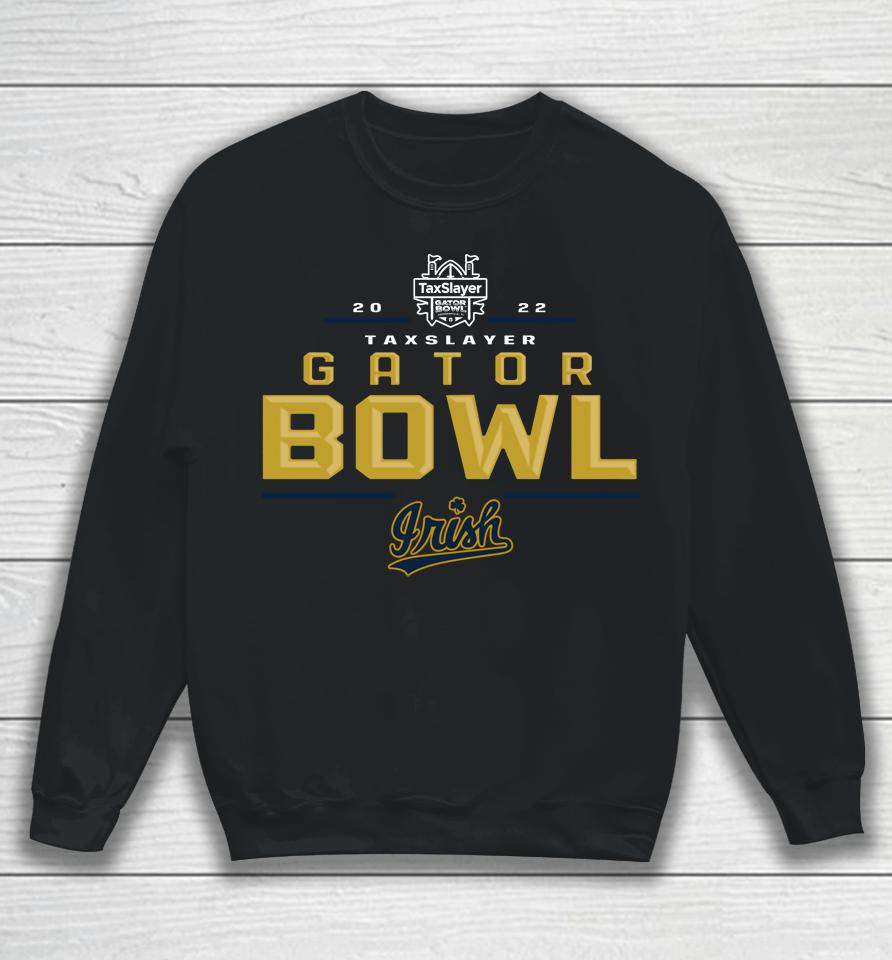 Green 2022 Gator Bowl Notre Dame Irish Sweatshirt