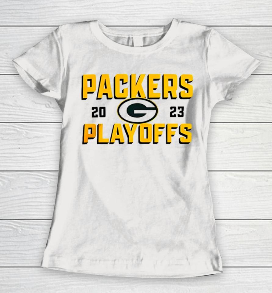 Green Bay Packers 2023 Nfl Playoffs Women T-Shirt