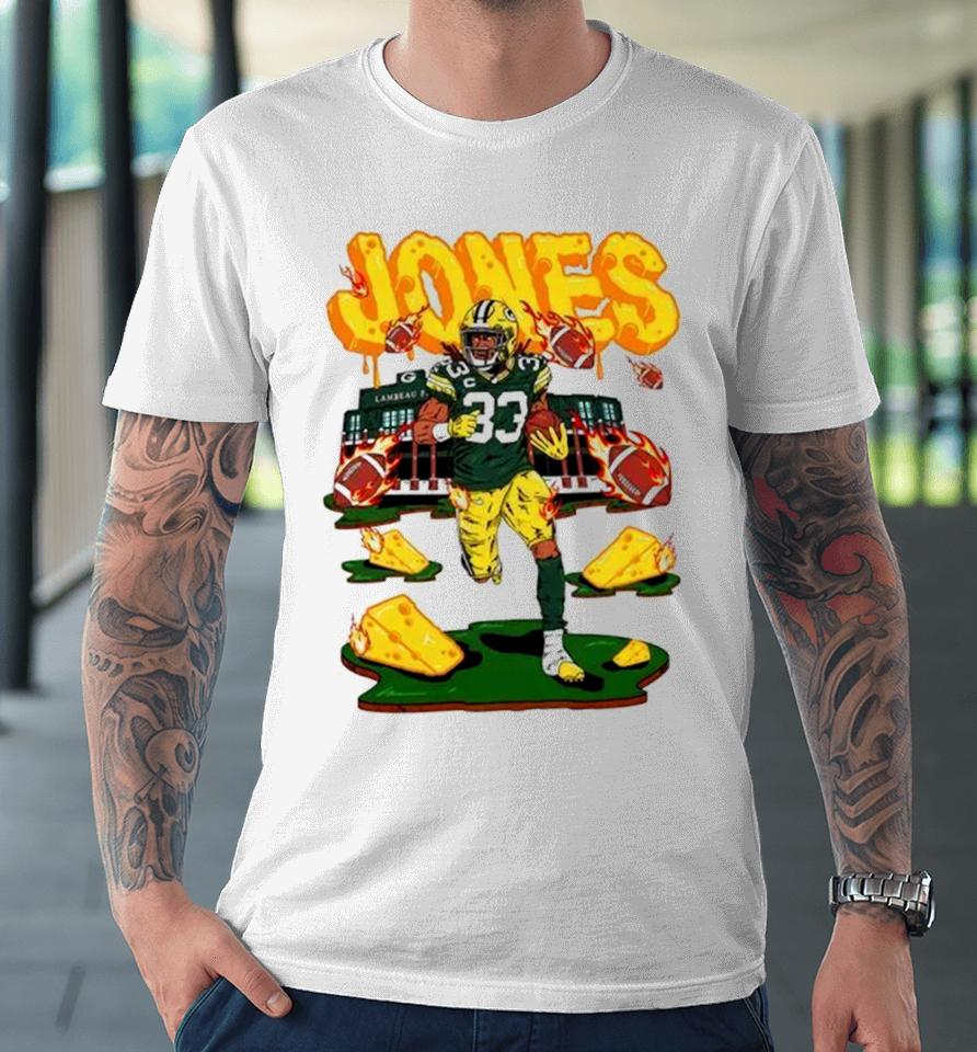 Green Bay Packers Aaron Jones Lamare Field Stadium Premium T-Shirt